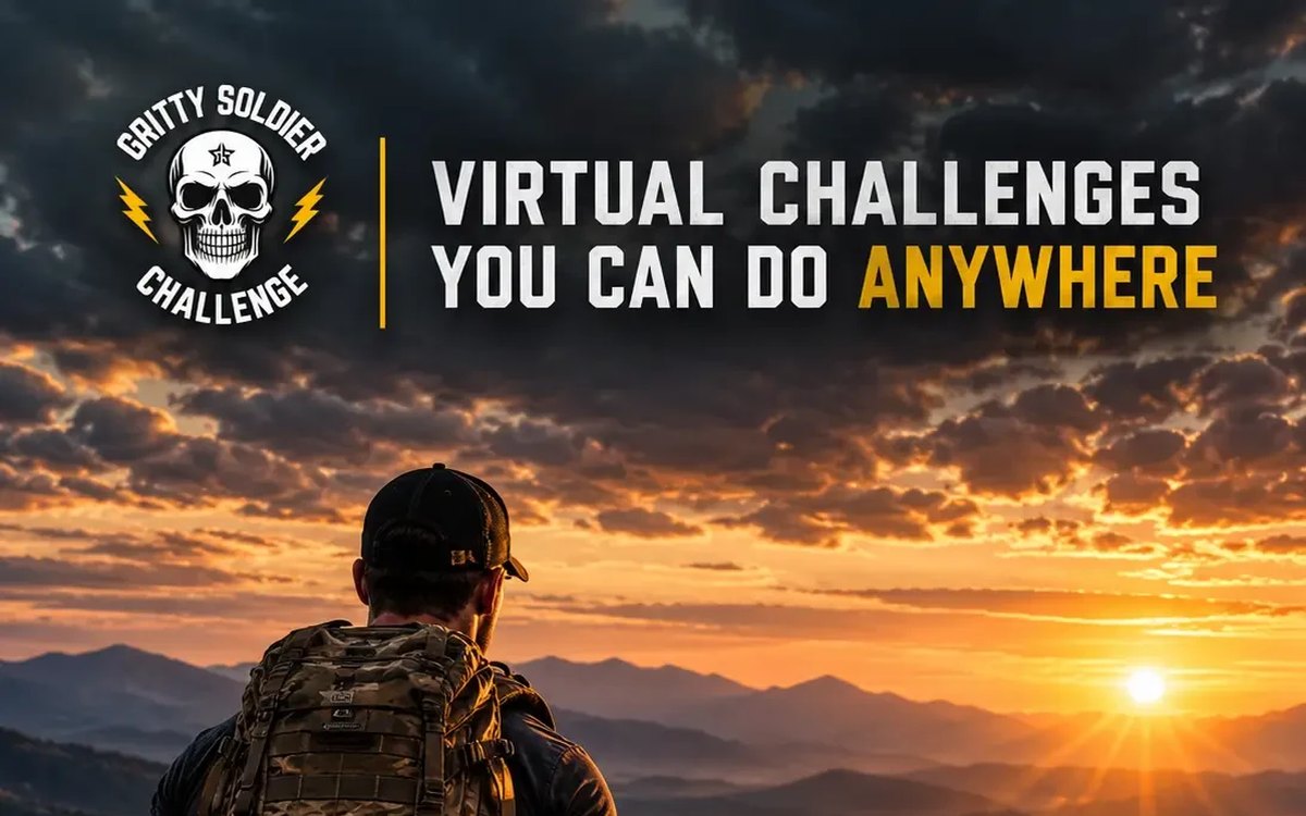 Gritty Soldier Challenge — virtual endurance challenges for the military and veteran community · visit challenges.grittysoldier.com